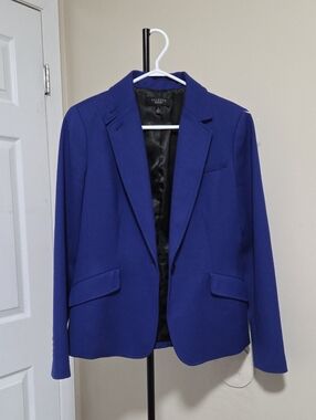 Talbots Wool Blend Royal Blue Women's Blazer